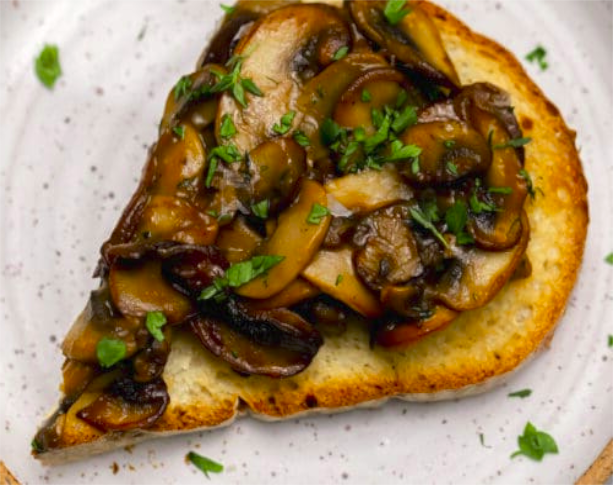 Baked Mushrooms - Broken Bread Recipe