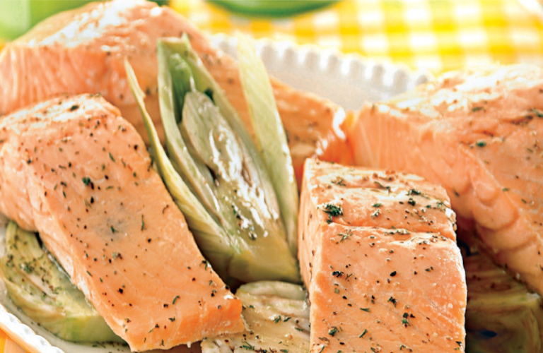 Oven Braised Salmon with Fennel Recipe