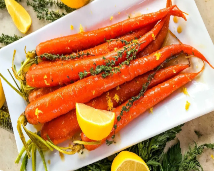 Glazed Baby Carrots and Fresh Dill