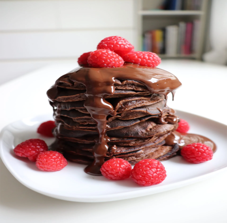 Chocolate-Chocolate Pancakes Recipe